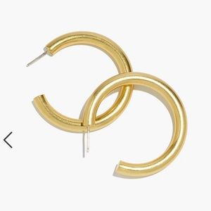 Madewell Chunky Large Hoop Earrings